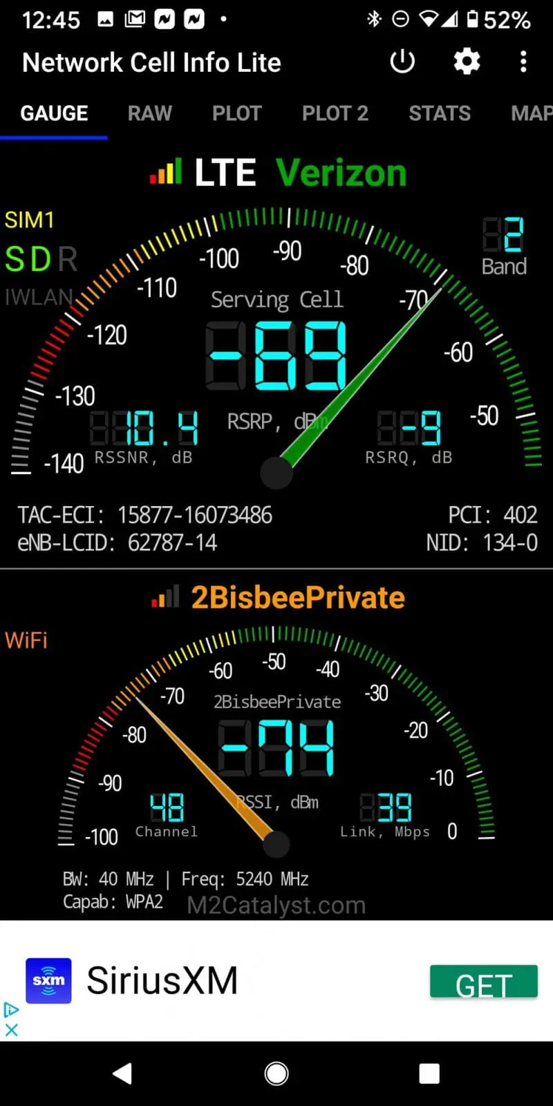 Signal strength improves with boost, new cell band too