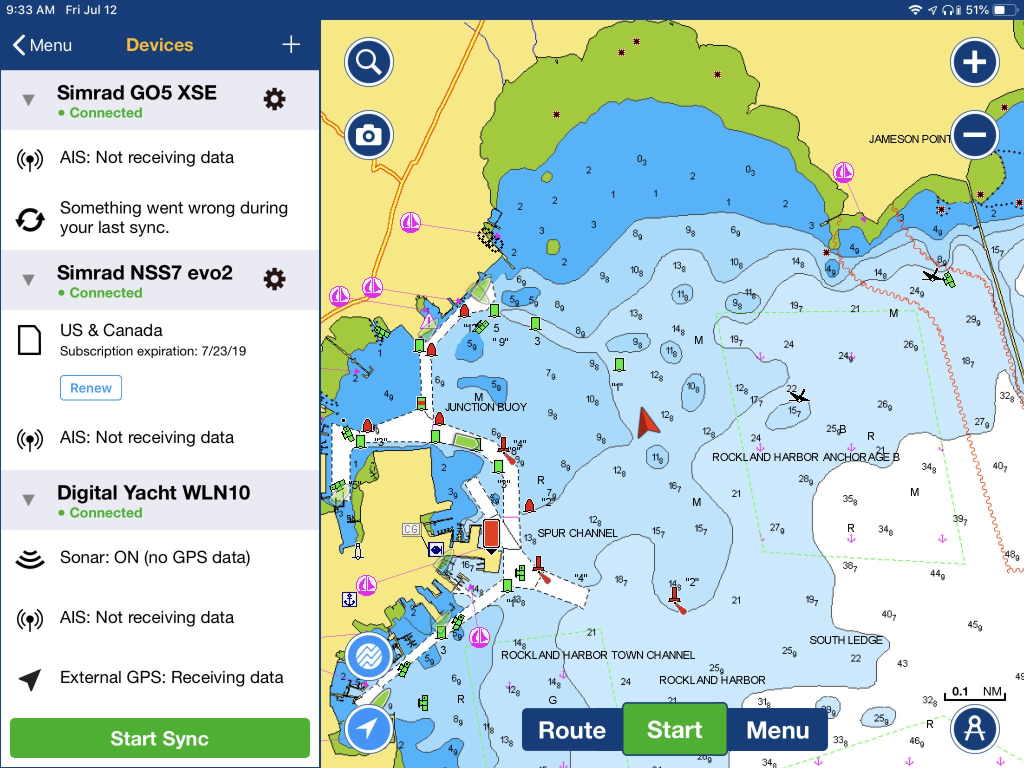Unravel lommeregner Mindre end Navionics Boating app AIS feature, great idea but... - Panbo