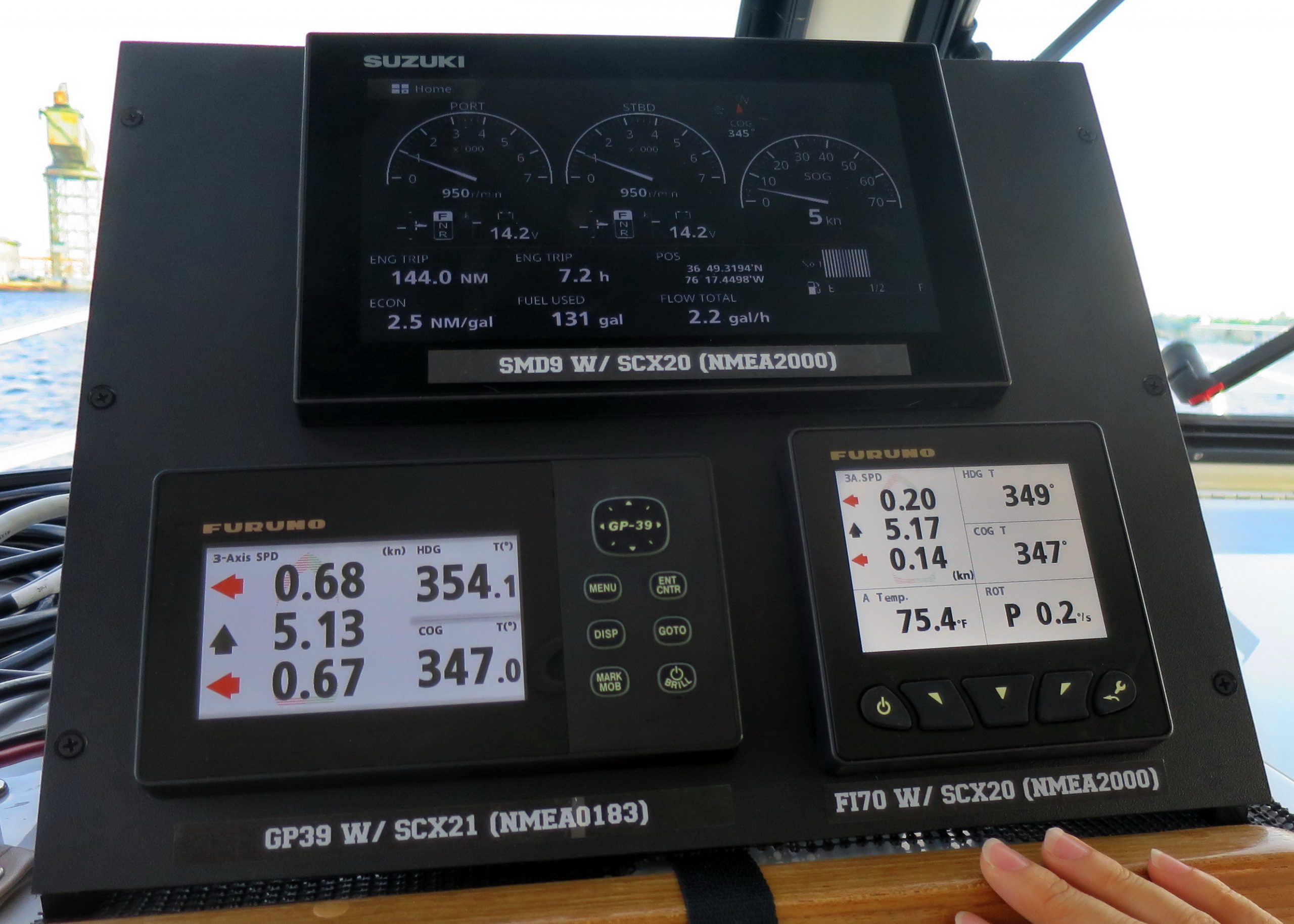 thumbnail interactive-video image 1 of Furuno GT-8736D GPS Receiver - New, Made In Japan, Replaces Symmetricom S200/S250/S300/S350 & M12 1 of 4