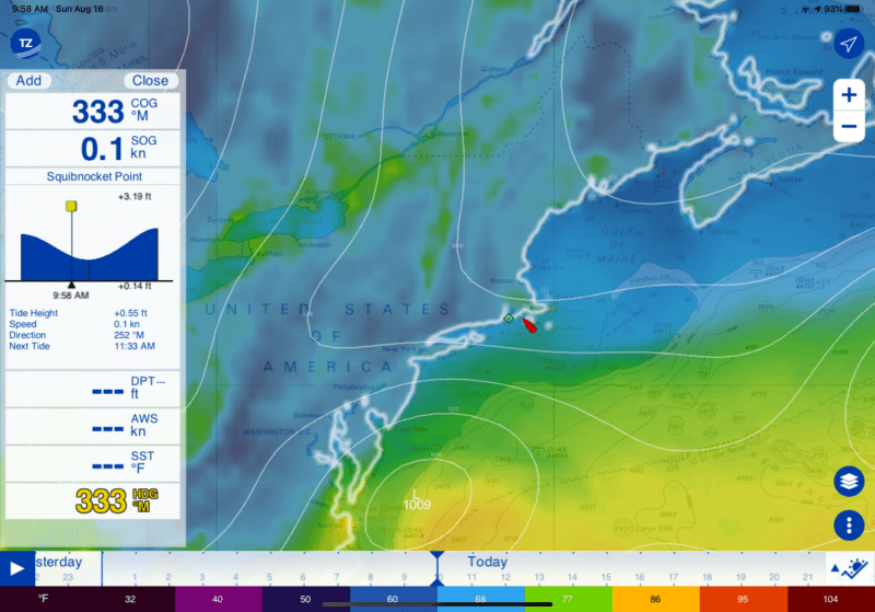 air temperature and atmospheric pressure