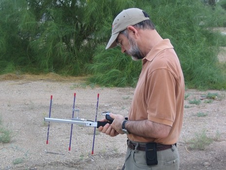 Doug Ritter testing TracMe