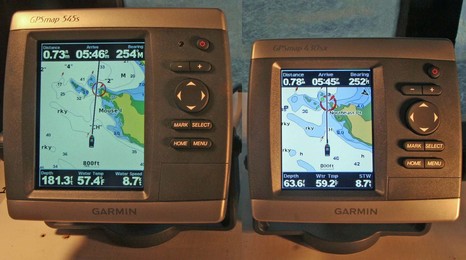 Garmin 545 430 compared lr cPanbo