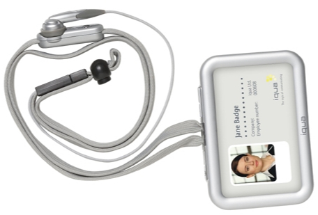 Iqua_Smart_Badge_Bluetooth_headset