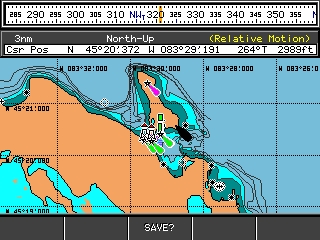 Raymarine_A60_screen_shot_Continuous_Wave