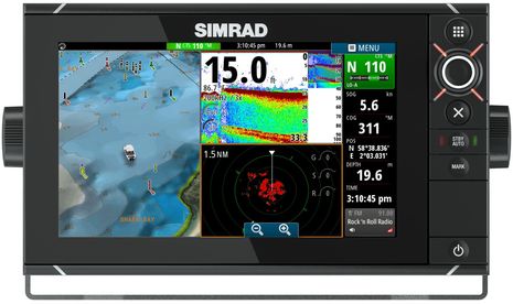 SIMRAD NSS9 EVO2 FISH FINDER RADAR SCANER 9 SCANER CHARTPLOTTER HEAD UNIT