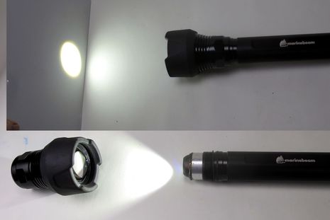 marine beam flashlight