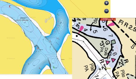 A sonar on your phone - SonarPhone and it works with Navionics