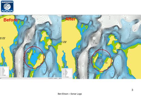 A sonar on your phone - SonarPhone and it works with Navionics 