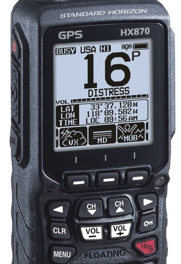 Standard Horizon Hx870 Handheld Vhf Gps Dsc Powerhouse Panbo