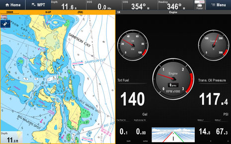 Raymarine_LightHouse_II_engine_gauges_n_NV_Chart_cPanbo.jpg