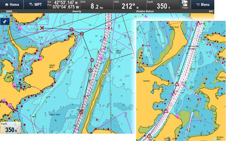 Navionics Boating app improves route planning with new Auto