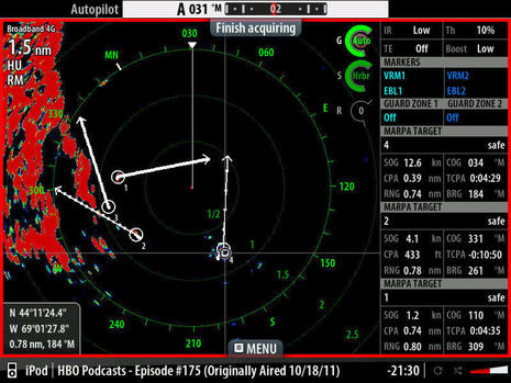 MARPA on small radars, is Navico 4G especially bad? - Panbo