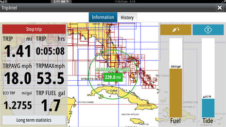 Hobie/Lowrance fishing kayak & Simrad TripIntel - Panbo