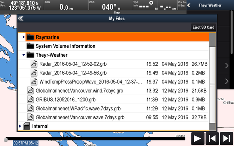 Raymarine Lighthouse r17 Theyr Filesize grib