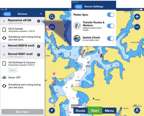 Navionics & Garmin part 1, long live Plotter Sync - Panbo