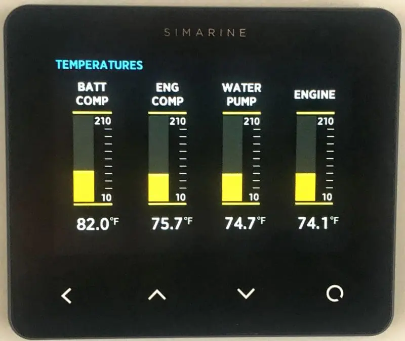 Pico shunt temp sensors at work on Bliss