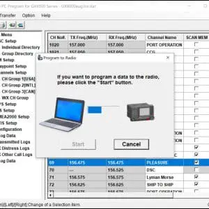 Loading custom interface configuration into SH GX6000