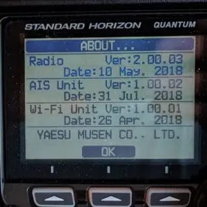 Updated Radio and AIS firmware on GX6000
