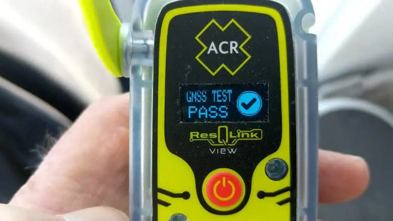 The ResQLink self-test includes RF and battery power, and much more