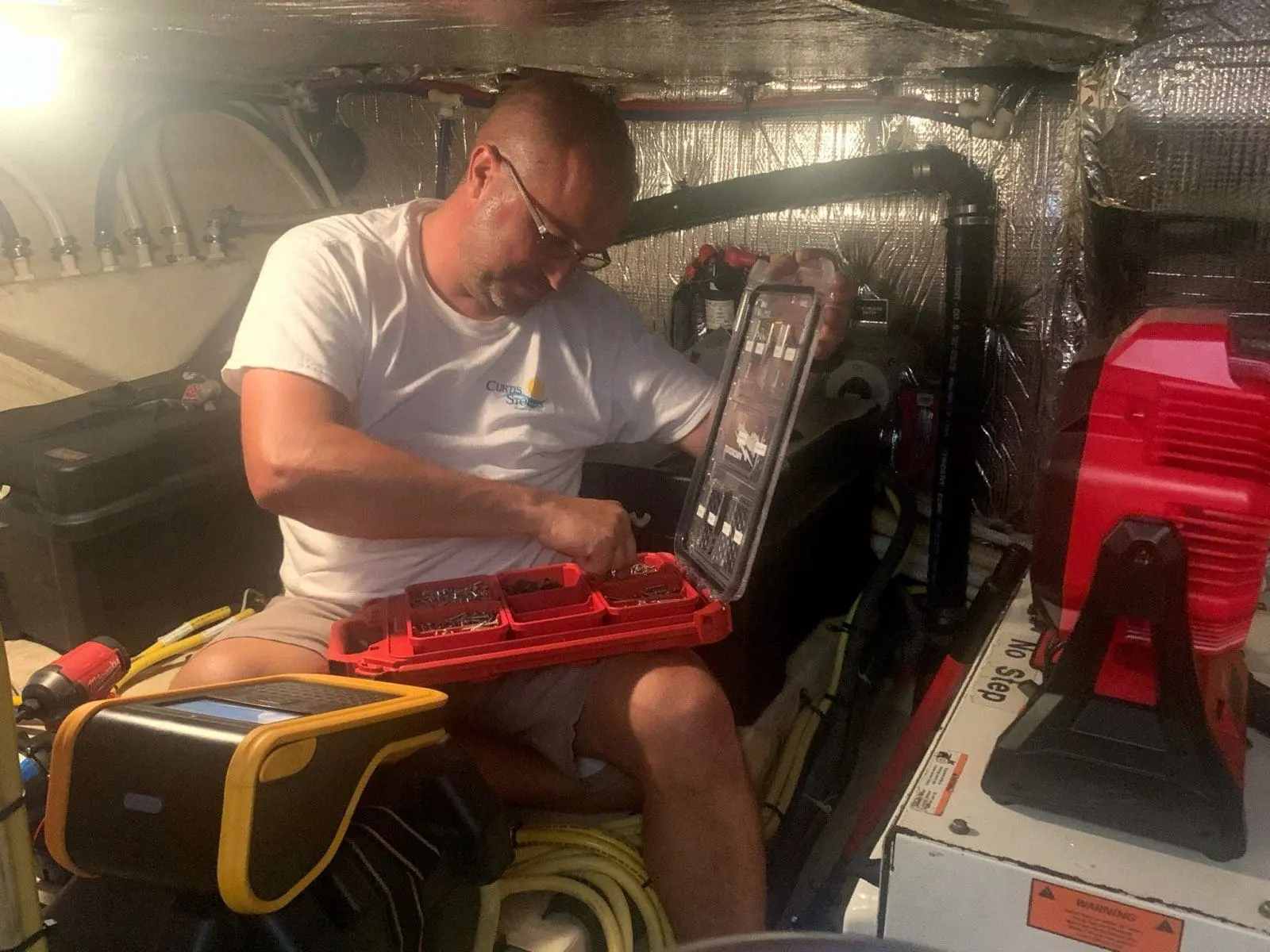 Wait, is that an exotic cable label machine or what?