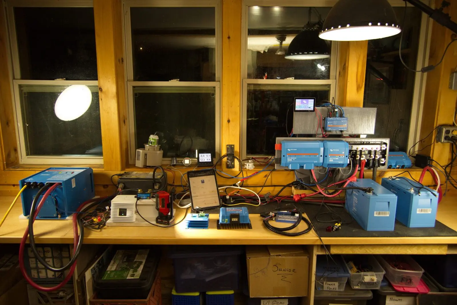 Victron and Balmar bench testing 5-5-2021