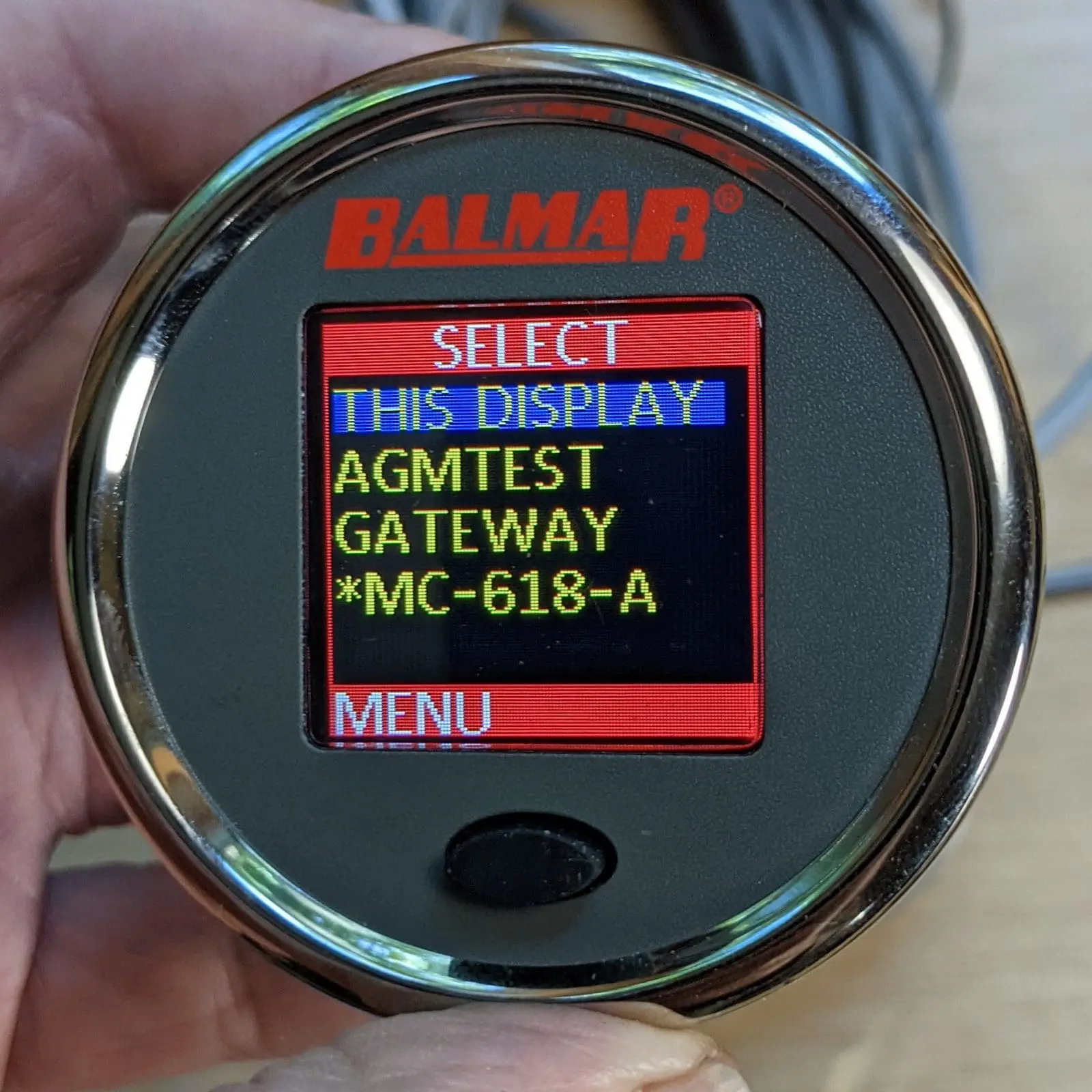 SG200 device menu