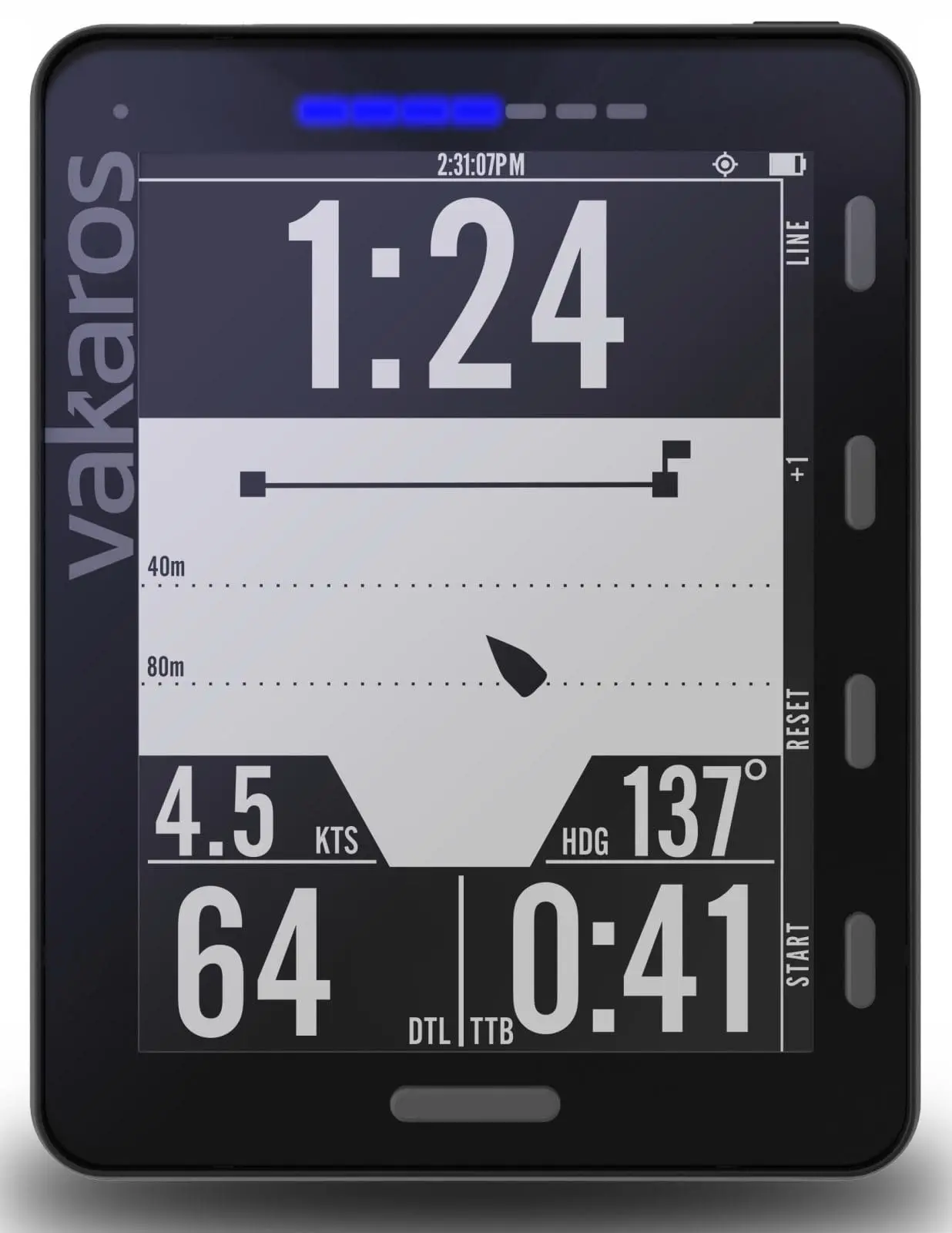 Atlas graphical start line screen