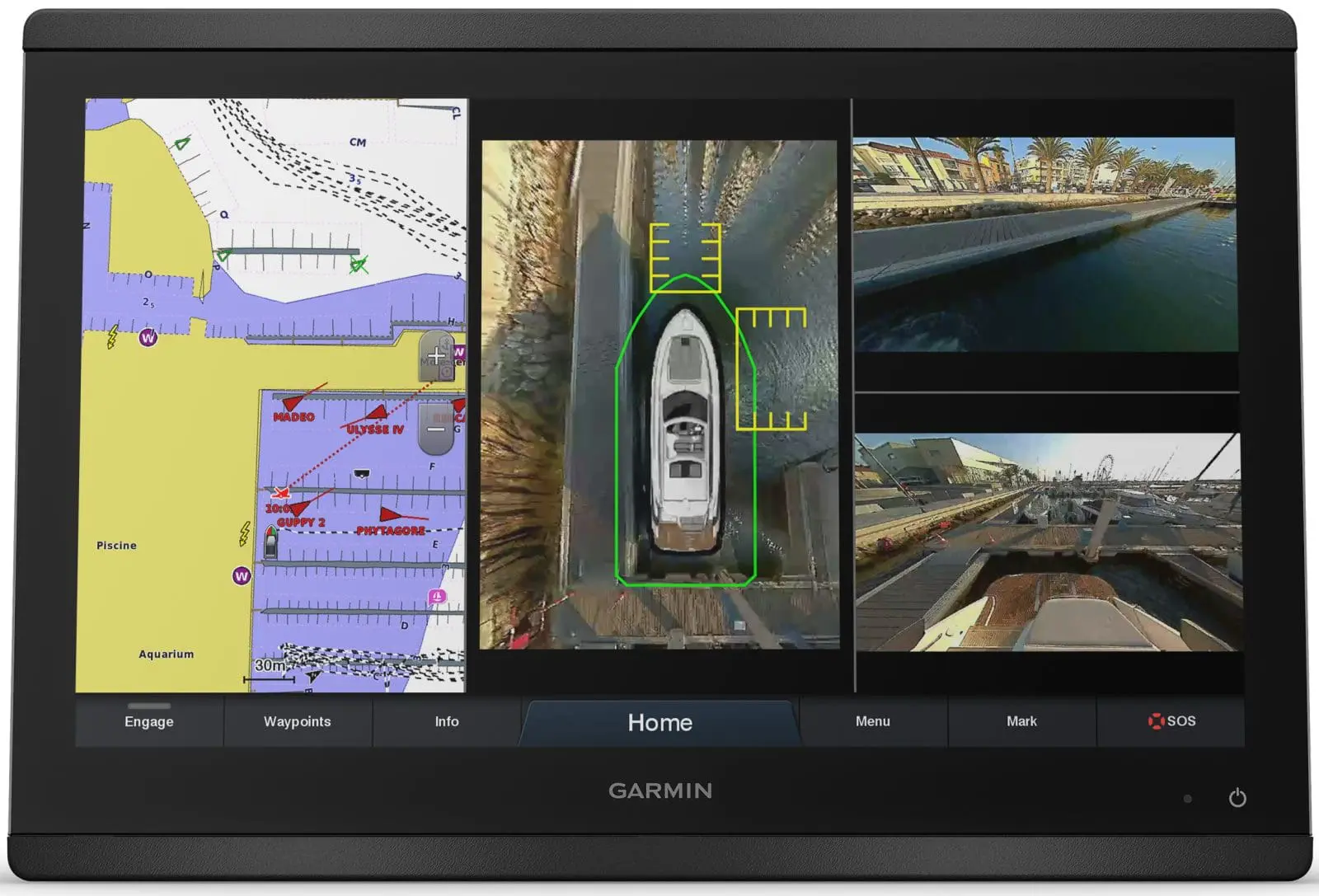 Garmin Surround View close to docking success