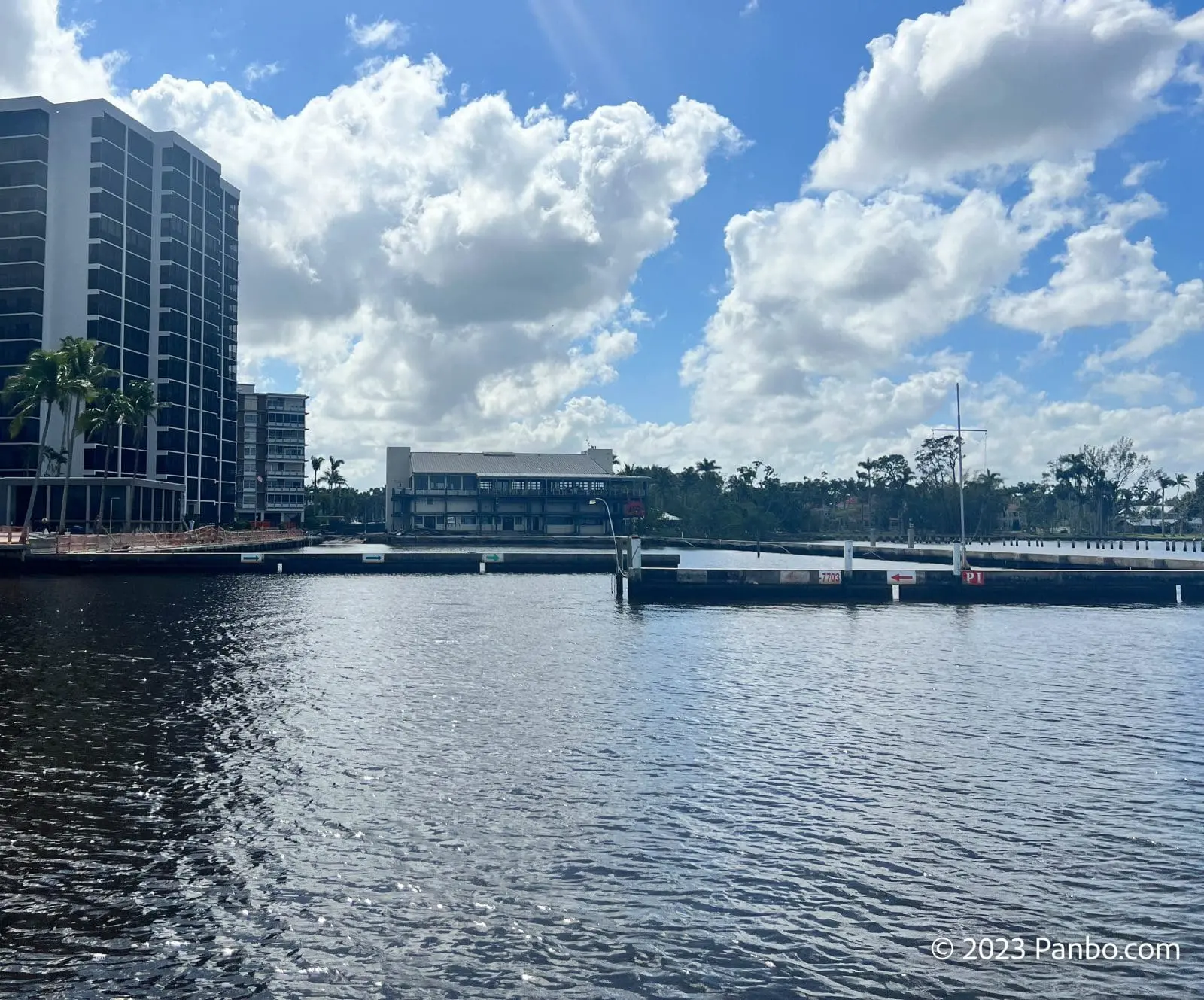 The Marina at Edison Ford sits ready for new docks and rebuilding