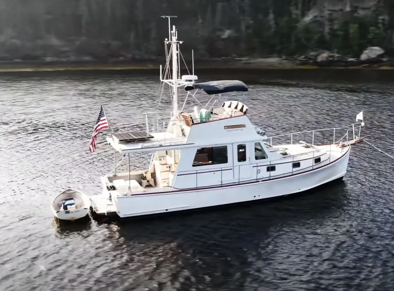 Gizmo anchored in Maine 2023