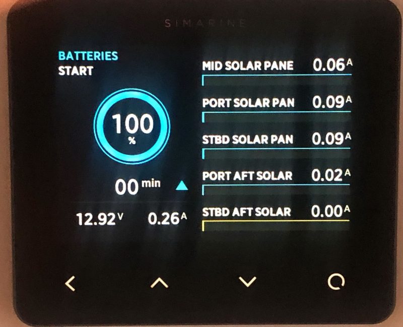 Bliss has 5 solar panels with Pico shunts