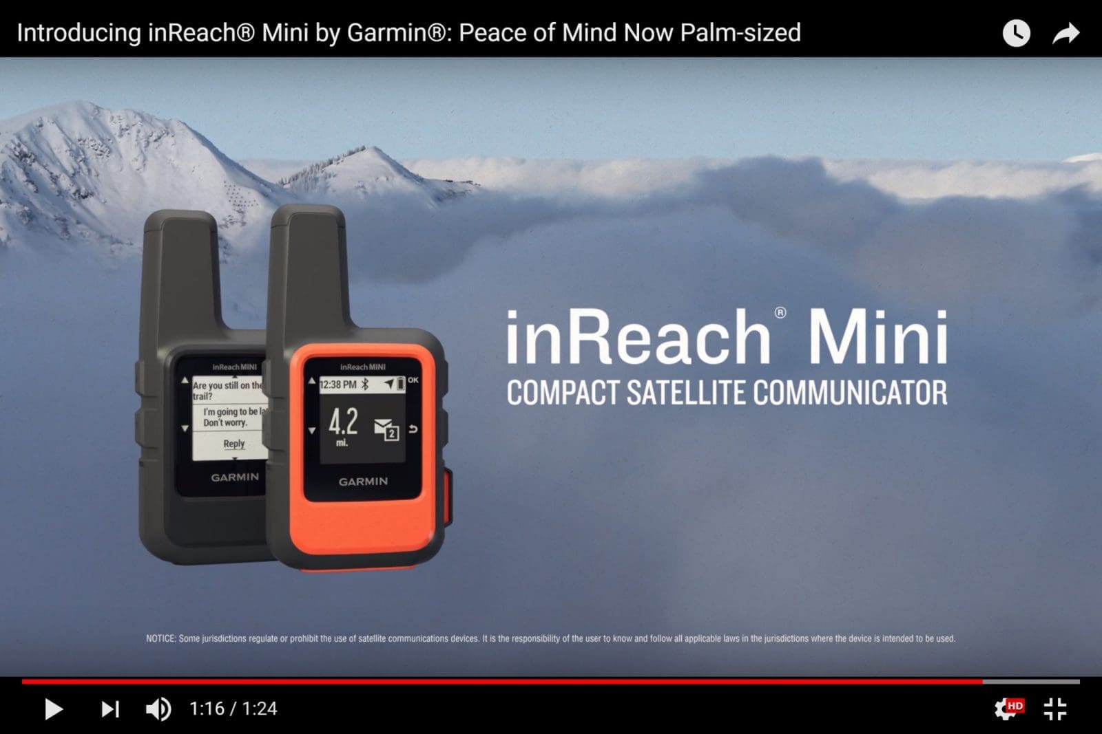 garmin iridium tracker