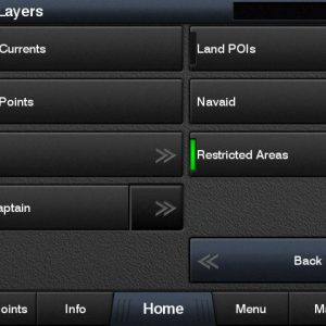 ACC marker display on/off switch in Chart Layers menu on Garmin 742