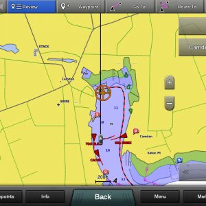 ACC marker select detail on Garmin 7612