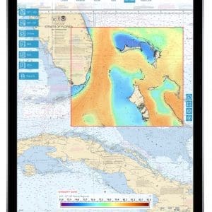 mazu SportFishing SST overlay on chart