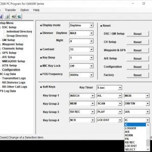 Configuring GX6500 Soft Keys and more with YCE08 software
