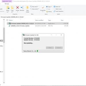 Updating GX6000 with YCE08 software