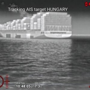 AIS tracking example #2, two minutes later