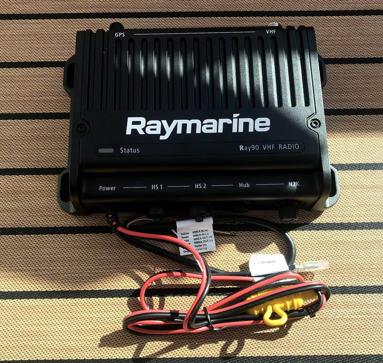 Raymarine Ray90, a full featured black box VHF radio with wireless