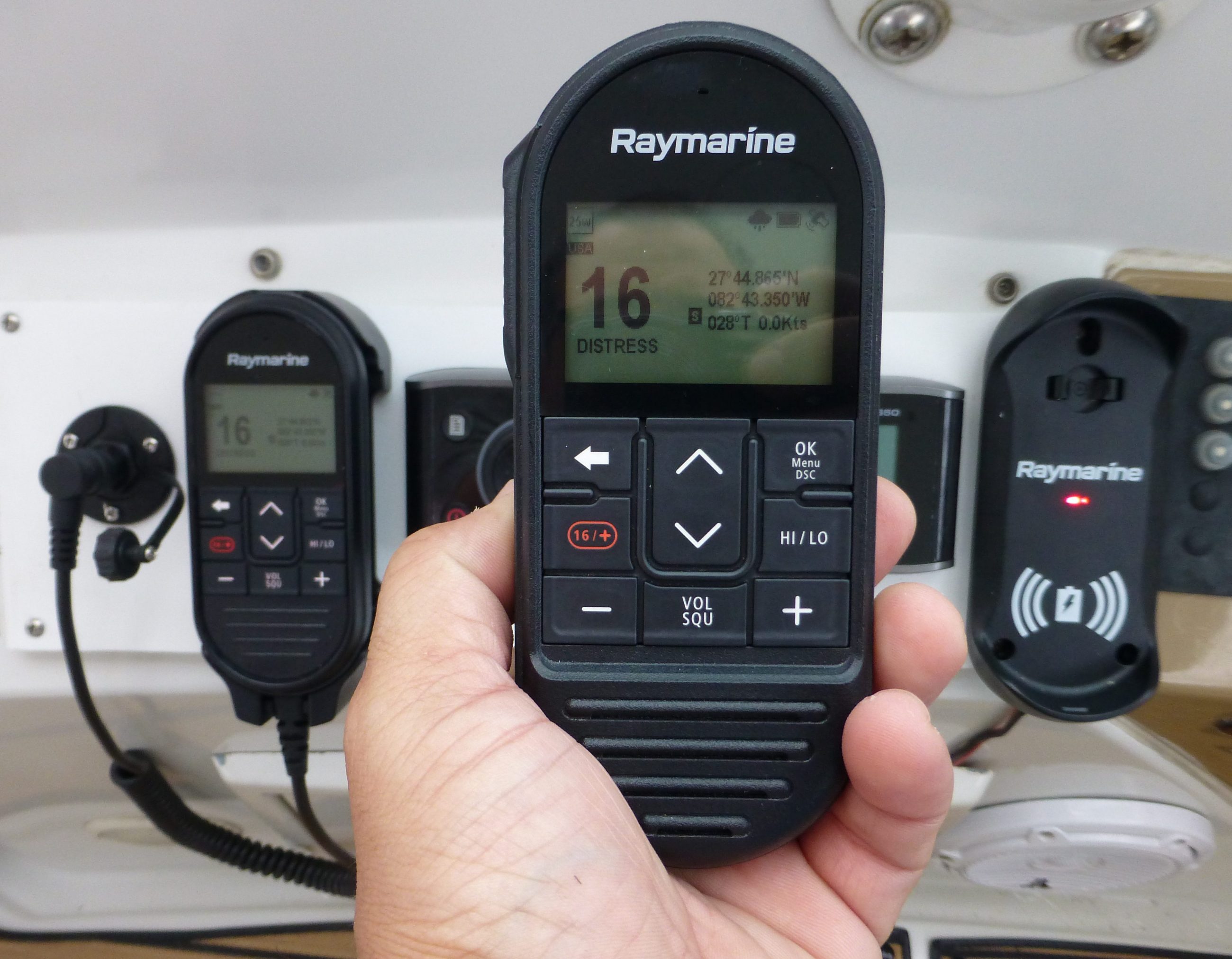 Raymarine Ray90, a full featured black box VHF radio with wireless handsets  and Bluetooth audio - Panbo