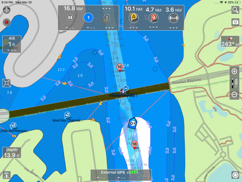 Aqua Map Master adds AIS, WiFi instrument data, USACE surveys and route ...