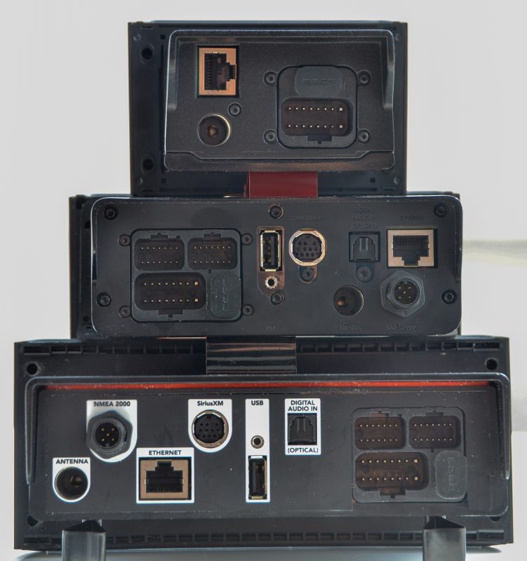 From top to bottom - MS-SRX400, MS-RA670, MS-RA770