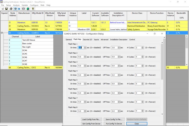 MPower CLMD12 Flash Map page