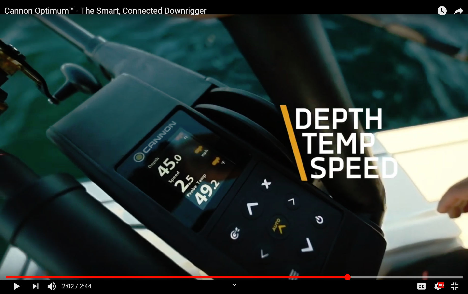 Cannon Modernizes Downrigger Technology with Connected Optimum