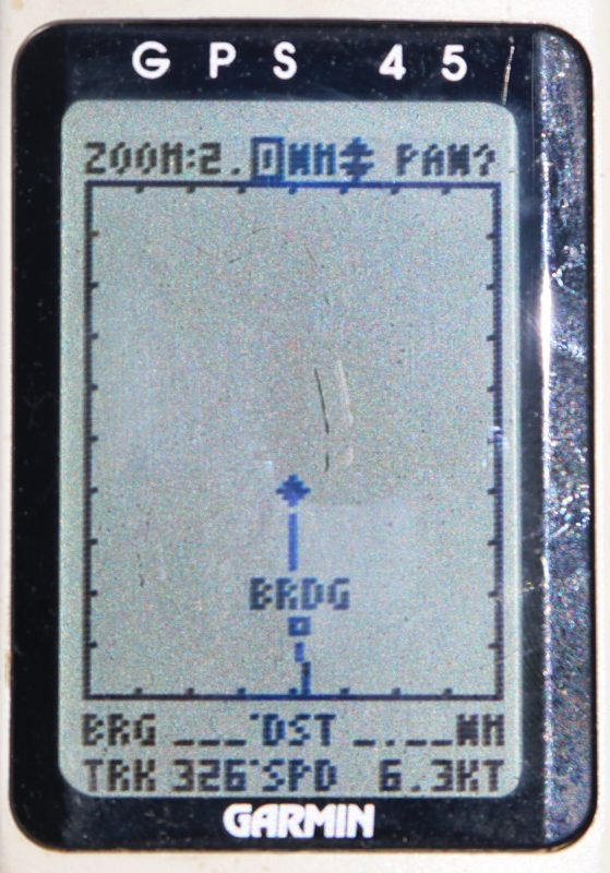 Garmin 45 "Map" page