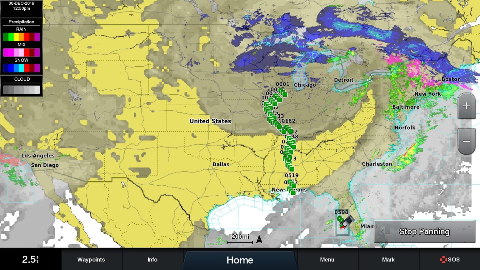 SiriusXM and Garmin GXM 54 add Fish Mapping to satellite weather - Panbo