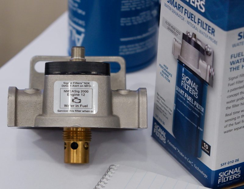 MIBS2020 Signal Filters, fuel filters with NMEA 2000 waterinfuel