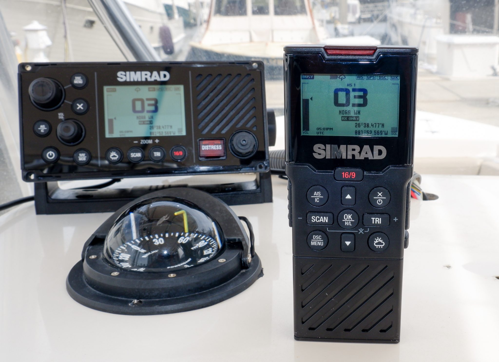 Simrad RS40-B, The First VHF Radio With AIS Transceiver - Panbo