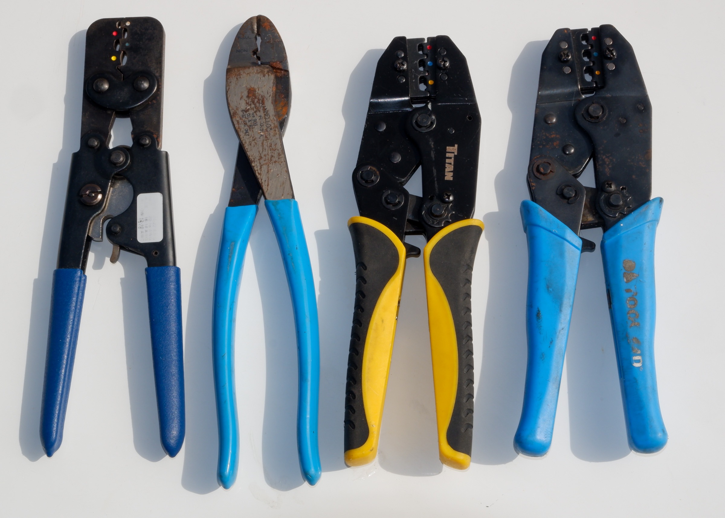 Ancor Single Crimp Ratchet Crimpers Tool for Heatshrink and Insulated Connectors 