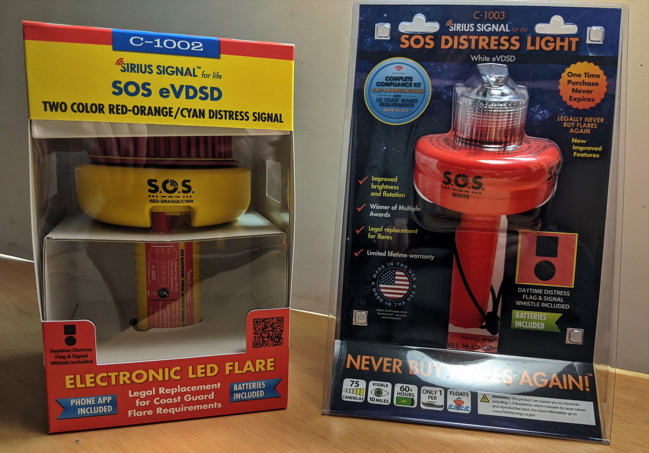 Sirius Signal C-1002 & C-1003 SOS distress signal testing begins, future  bright - Panbo